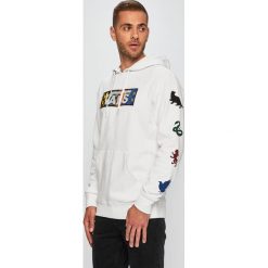 Vans - Bluza x Harry Potter. Białe bluzy męskie Vans, xl, z nadrukiem, z bawełny, z kapturem, bez rękawów, z kapturem. Za 299,90 zł.