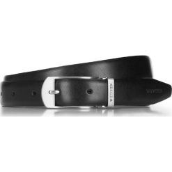 Pasek męski 70-8M-003-1. Czarne paski męskie marki Wittchen, w paski, eleganckie. Za 189,00 zł.