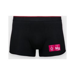 Bokserki męskie OMg. Czerwone bokserki męskie MegaKoszulki, bez wzorów, z elastanu. Za 49,90 zł.