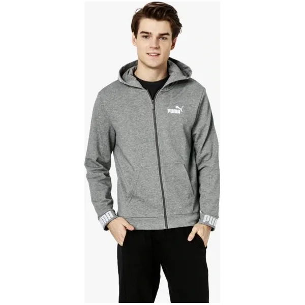 Puma Bluza Amplified Tr , szary, rozmiar L. Szare bluzy męskie Puma, m, bez wzorów, z poliesteru, z kapturem, bez rękawów, z kapturem. W wyprzedaży za 199,99 zł.