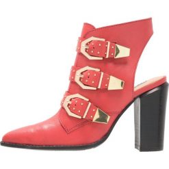 Botki damskie lity: Bronx Botki na obcasie bright red