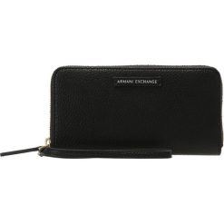 Armani Exchange Portfel black. Czarne portfele damskie marki Armani Exchange. Za 439,00 zł.