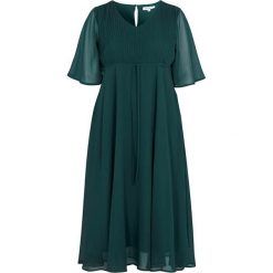 Zhenzi Sukienka maxi Vela zielony female zielony 42/44 (S). Zielone sukienki damskie Zhenzi, na imprezę, s, bez wzorów, z dżerseju, eleganckie, z dekoltem w serek, z długim rękawem, długie, maxi. Za 329,00 zł.