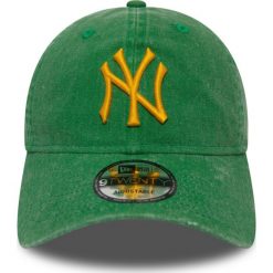 New Era New York Yankees Czapka z daszkiem Zielony. Zielone czapki męskie New Era, bez wzorów, z bawełny. Za 102,95 zł.
