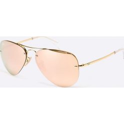 Ray-Ban - Okulary. Żółte okulary przeciwsłoneczne męskie . W wyprzedaży za 479,90 zł.