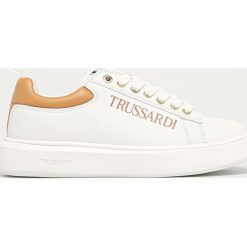 Trussardi Jeans - Buty. Czarne buty sportowe damskie Trussardi Jeans, bez wzorów, z jeansu, sportowe. Za 469,90 zł.