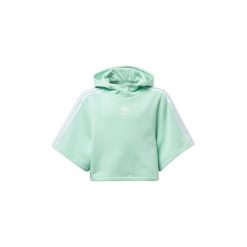 Bluzy dresowe Dziecko adidas Koszulka z kapturem GRPHC Cropped. Zielone bluzy dziewczęce marki Adidas, z dresówki. Za 179,00 zł.