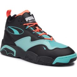Sneakersy PUMA - Source Mid Buzzer 370598 01 P Blk/Nrgy Red/Blue Turquoise. Niebieskie sneakersy męskie Puma, bez zapięcia. W wyprzedaży za 289,99 zł.
