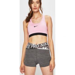 Nike - Szorty. Szare spodenki sportowe damskie Nike, s, bez wzorów, z elastanu, sportowe, dri-fit (nike). W wyprzedaży za 99,90 zł.