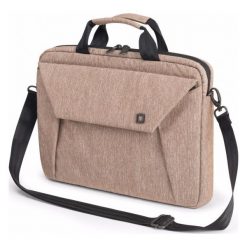 Dicota Slim Case Edge 14 -15.6" beżowa. Brązowe torby na laptopa Dicota, bez wzorów, z poliesteru. W wyprzedaży za 159,00 zł.
