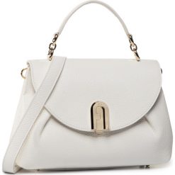 Torebka FURLA - Sleek 1057261 B BZT5 HSF Talco h. Białe torebki klasyczne damskie Furla, bez wzorów, ze skóry, klasyczne, bez dodatków. W wyprzedaży za 1119,00 zł.
