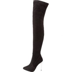 Buty zimowe damskie: Lost Ink TWILIGHT METAL Kozaki na obcasie black