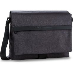 Torba na laptopa PORSCHE DESIGN - Cargon Cp Messenger 4090002565 Dark Grey 802. Szare torby męskie skórzane Porsche Design, bez wzorów, z tworzywa sztucznego, młodzieżowe. W wyprzedaży za 799,00 zł.