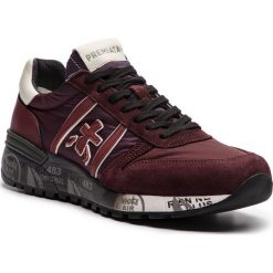 Sneakersy PREMIATA - Lander 3246 Bordowy. Czerwone sneakersy męskie marki Premiata, na co dzień, bez wzorów, z zamszu, eleganckie, bez zapięcia. W wyprzedaży za 529,00 zł.
