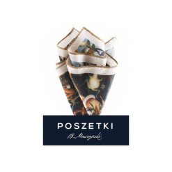 Poszetka "UPADEK ZBUNTOWANYCH ANIOŁÓW". Brązowe poszetki męskie B.muszyński, z syntetyku. Za 80,00 zł.