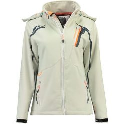 Kurtka softshellowa "Tara" w kolorze kremowym. Białe kurtki damskie Canadian Peak, s, bez wzorów, bez kaptura. W wyprzedaży za 239,95 zł.