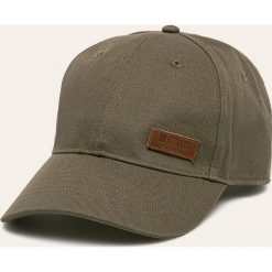 Mustang - Czapka. Zielone czapki męskie Mustang, bez wzorów, z bawełny. Za 79,90 zł.