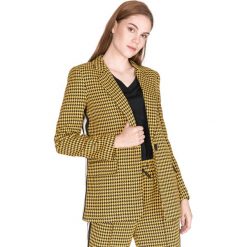 TWINSET Marynarka Czarny Żółty. Żółte kurtki damskie Twinset, s, bez wzorów, z elastanu. Za 878,95 zł.