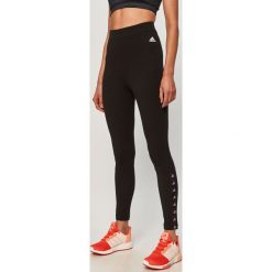 Adidas - Legginsy. Czarne spodnie damskie Adidas, s, z elastanu, z podwyższonym stanem. Za 129,90 zł.