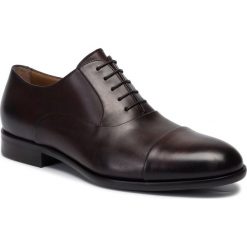Półbuty BOSS - Bristol Oxfr 50385274 10201737 01 Dark Brown 209. Pomarańczowe buty wizytowe męskie Boss, bez wzorów, ze skóry, klasyczne, bez zapięcia. Za 1489,00 zł.
