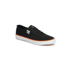 Buty DC Shoes FLASH TX. Czarne trampki męskie DC Shoes, bez wzorów, bez zapięcia. Za 118,19 zł.