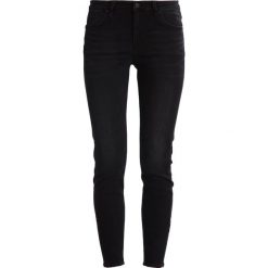 Lee SCARLETT CROPPED Jeans Skinny Fit charcoal black. Czarne rurki damskie Lee. W wyprzedaży za 263,20 zł.