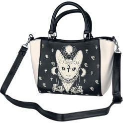 Banned Alternative Bastet Tote Torebka - Handbag czarny. Czarne torebki klasyczne damskie Banned Alternative, z nadrukiem, z nadrukiem. Za 121,90 zł.