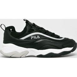 Fila - Buty Ray F Low. Czarne buty sportowe damskie Fila, ze skóry, sportowe. W wyprzedaży za 299,90 zł.