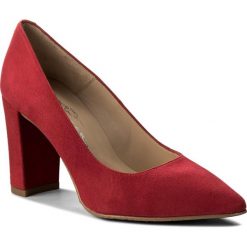 Półbuty BRENDA ZARO - T2207 Red. Czerwone półbuty damskie skórzane marki Brenda Zaro, eleganckie, na obcasie. W wyprzedaży za 229,00 zł.