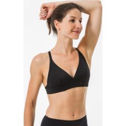 Góra kostiumu kąpielowego BEA damska. Czarne t-shirty damskie OLAIAN, bez wzorów, z elastanu, bez rękawów. Za 49,99 zł.