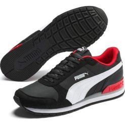 Puma tenisówki uniwersalne ST Runner V2 NL 36527827 37,5 Black. Czarne buty sportowe damskie Puma, bez wzorów, eleganckie, tenisowe. Za 275,00 zł.