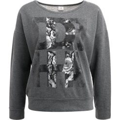 Bluzy rozpinane damskie: Deha LONG SLEEVE CROP Bluza dark grey melange