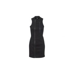 Sukienki krótkie G-Star Raw LYNN LUNAR SLIM DRESS. Czarne sukienki damskie G-Star RAW, l, bez wzorów, retro, bez kołnierzyka, z krótkim rękawem, krótkie, mini. Za 487,20 zł.