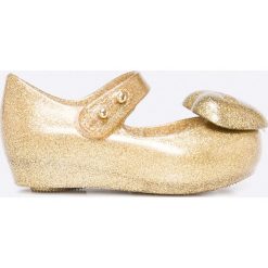 Melissa - Baleriny Ultragirl Heart. Szare baleriny dziewczęce marki Melissa, z materiału. W wyprzedaży za 179,90 zł.