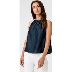 Pepe Jeans Muse Top Niebieski. Niebieskie podkoszulki damskie Pepe Jeans, xs, bez wzorów, z lyocellu, bez kołnierzyka, bez rękawów. Za 412,95 zł.
