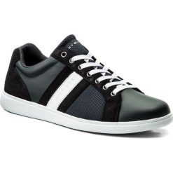Sneakersy TOMMY HILFIGER - Core Material Mix Cupsole FM0FM01479 Midnight 403. Niebieskie sneakersy męskie TOMMY HILFIGER, na co dzień, bez wzorów, ze skóry, bez zapięcia. W wyprzedaży za 269,00 zł.