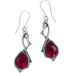 Alchemy Gothic Passionette Kolczyki srebrny. Szare kolczyki damskie marki Alchemy Gothic, srebrne. Za 121,90 zł.
