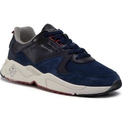 Sneakersy GANT - Nicewill 21633872 Marine G69. Niebieskie sneakersy męskie GANT, na co dzień, bez wzorów, ze skóry, marine, bez zapięcia. Za 499,00 zł.