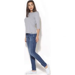 Szara Wyjątkowa Bluzka z Kokardkami na Plecach. Szare podkoszulki damskie Molly.pl, xl, bez wzorów, eleganckie, z kontrastowym kołnierzykiem, bez rękawów. Za 69,90 zł.
