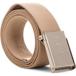 Pasek Męski LACOSTE - RC2012 Vdw. Brązowe paski męskie marki Lacoste, w paski, z materiału. Za 199,00 zł.