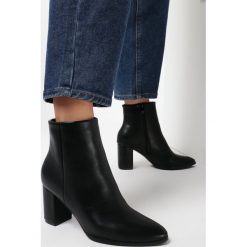 Czarne Botki Nesseva. Czarne botki damskie Born2be, bez obcasa, na obcasie, bez zapięcia. Za 139,99 zł.