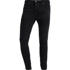 Brave Soul BIKER Jeans Skinny Fit charcoal grey. Szare jeansy męskie Brave Soul. Za 209,00 zł.