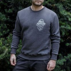 Bluza męska crewneck Szwendam się MAŁY NAMIOT. Bluzy męskie Pakamera, m, bez wzorów, bez kołnierzyka, bez rękawów, bez kaptura. Za 159,00 zł.