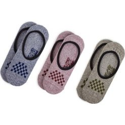 Zestaw 3 par stopek unisex VANS - 3Pk B Marl C VN0A3NGP448 Multi. Czerwone skarpetki damskie Vans, z elastanu. Za 59,00 zł.