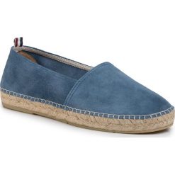 Espadryle QUAZI - QZ-63-04-000622 213. Niebieskie espadryle męskie QUAZI, bez wzorów, ze skóry. Za 289,00 zł.
