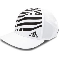 Czapka z daszkiem adidas - Juve S16 Cap Cw CY5561 White/Black. Białe czapki z daszkiem damskie Adidas, z bawełny. W wyprzedaży za 129,00 zł.