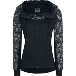 Bluzy rozpinane damskie: Black Premium by EMP Freaking Out Loud Bluza z kapturem rozpinana damska czarny
