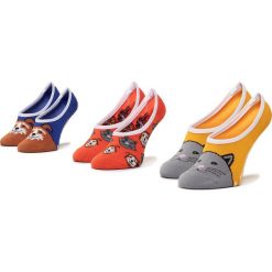 Zestaw 3 par stopek damskich VANS - Best Bud II Canoodles VN0A4DSO4481 r.37-41 Multi. Żółte skarpetki damskie Vans, bez wzorów, z elastanu. Za 79,00 zł.