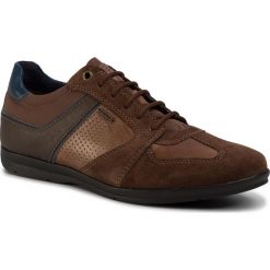 Sneakersy GEOX - U Adrien B U027VB 0CL22 C6003 Browncotto. Pomarańczowe półbuty męskie Geox, na co dzień, bez wzorów, ze skóry, eleganckie, bez zapięcia. Za 429,00 zł.