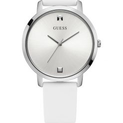 Guess Jeans - Zegarek W1210L1. Białe zegarki damskie marki Guess Jeans, ze stali. Za 439,90 zł.